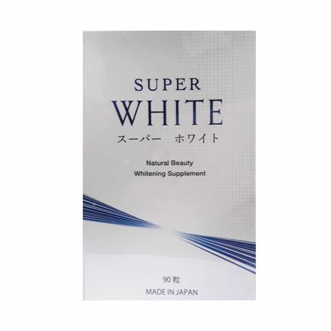 Viên Uống Chống Nắng Làm Trắng Da Super White - Bổ Sung Vitamin, Ngăn Nám Sạm, Nuôi Dưỡng Da Sáng Mịn, Hộp 60 Viên