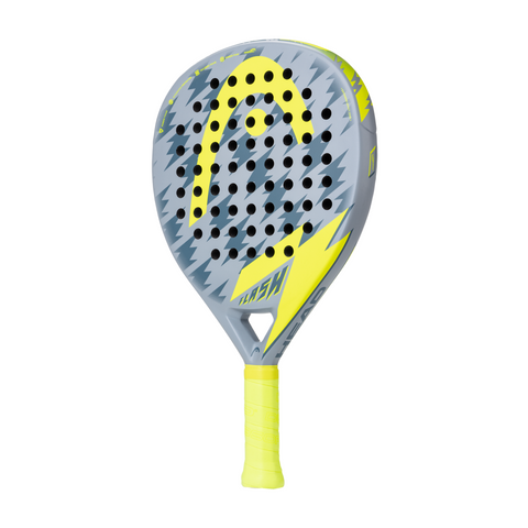 Vợt Padel Head Flash Grey/Yellow - Vợt Padel Dành Cho Người Mới, Thiết Kế Giọt Nước, Khung Chắc Chắn, Điểm Ngọt Rộng