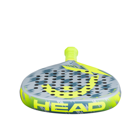 Vợt Padel Head Flash Grey/Yellow - Vợt Padel Dành Cho Người Mới, Thiết Kế Giọt Nước, Khung Chắc Chắn, Điểm Ngọt Rộng