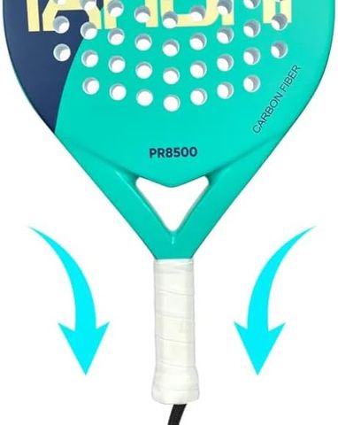 Vợt Padel IANONI PR8500 Light Blue - Vợt Carbon Graphite Chơi Thể Thao Dành Cho Người Mới Bắt Đầu, Trọng Lượng 370g