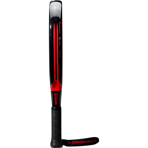 Vợt Padel Wilson Bela Team WR065711U2 - Gậy Chơi Thể Thao Đen Đỏ Cảm Hứng Huyền Thoại Fernando Belasteguin, Nâng Cao Kỹ Năng Chơi