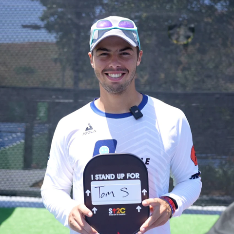Vợt Pickleball JOOLA Stand Up To Cancer - Chất liệu sợi thủy tinh, tay cầm Feel-Tec, 14mm - Đánh mạnh và chính xác hơn