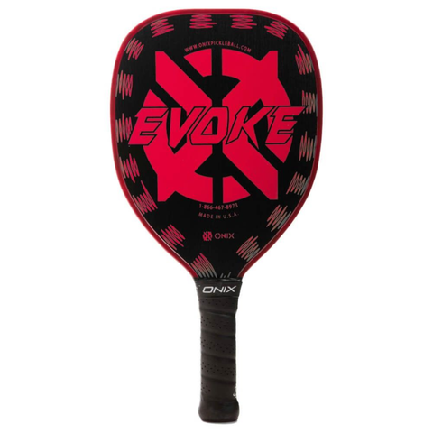 Vợt Pickleball Onix Evoke Graphite Teardrop - Vợt Chơi Tốc Độ Cao, Kiểm Soát Tốt, Dành Cho Người Chơi Mọi Cấp Độ