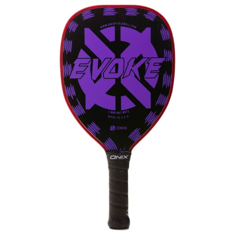 Vợt Pickleball Onix Evoke Graphite Teardrop - Vợt Chơi Tốc Độ Cao, Kiểm Soát Tốt, Dành Cho Người Chơi Mọi Cấp Độ