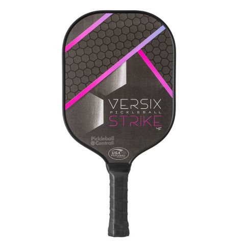 Vợt Pickleball Versix Strike 4F Sợi Thủy Tinh Tổng Hợp - Dành Cho Người Mới Bắt Đầu & Trung Cấp, Siêu Bền, Màu Xanh Hồng