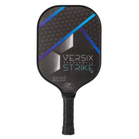 Vợt Pickleball Versix Strike 4F Sợi Thủy Tinh Tổng Hợp - Dành Cho Người Mới Bắt Đầu & Trung Cấp, Siêu Bền, Màu Xanh Hồng