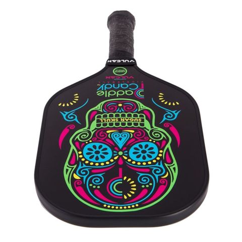 Vợt Pickleball Vulcan Candy Sugar Skull - Vợt Đầy Màu Sắc, Độ Bền Cao, Phong Cách Ngày Của Người Chết, Quà Tặng Fan Sưu Tập