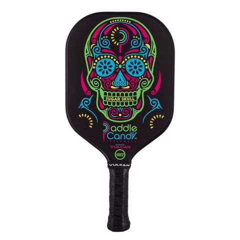 Vợt Pickleball Vulcan Candy Sugar Skull - Vợt Đầy Màu Sắc, Độ Bền Cao, Phong Cách Ngày Của Người Chết, Quà Tặng Fan Sưu Tập