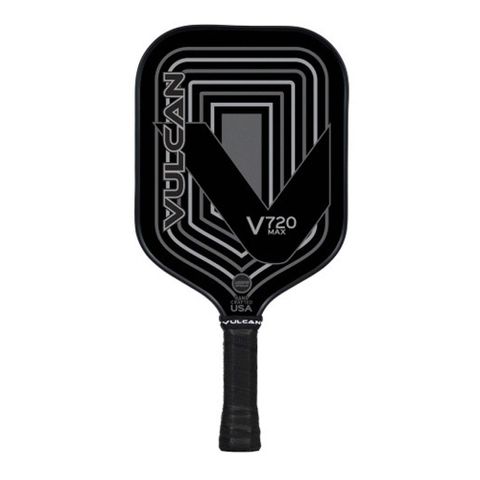 Vợt Pickleball Vulcan V720 Max 13mm - Thiết kế Vuông Vắn, Mặt V-Skin 7 Lớp, Dành Cho Người Chơi Đam Mê Thể Thao