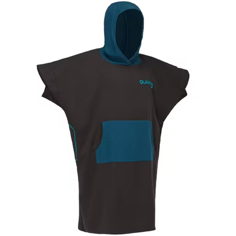 Áo Lướt Sóng 500 Poncho Decathlon Olaian 8574475 Màu Đen - Thay Đồ Dễ Dàng và Khô Nhanh Cho Người Lướt Sóng