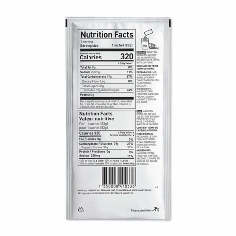 Bột Năng Lượng Maurten Drink Mix 320 CAF 100 - Hỗ Trợ Năng Lượng, Cung Cấp 100mg Caffeine, Dành Cho Vận Động Viên, Tập Thể Thao