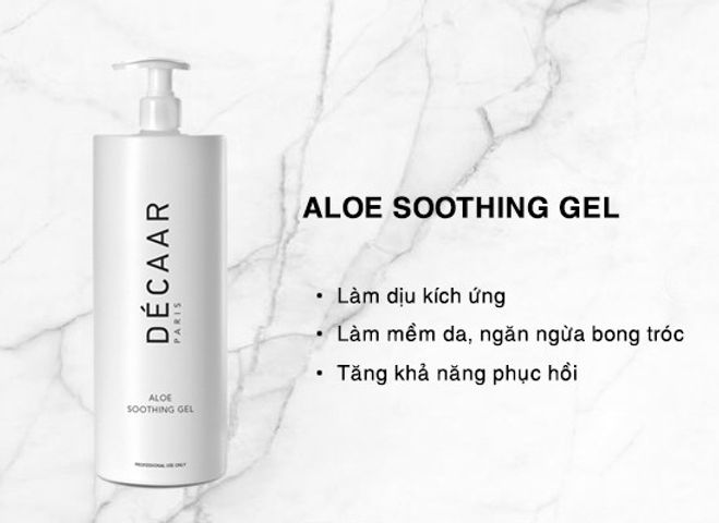 Gel Dưỡng Làm Dịu Da Décaar Aloe Soothing Gel 500ml - Chăm Sóc Da Nhạy Cảm, Giảm Đỏ Rát, Phục Hồi Da Tổn Thương