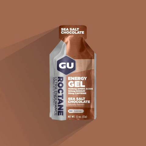 GU Roctane Energy Gel - Gel Bổ Sung Năng Lượng Cường Độ Cao, Chứa Electrolytes & BCAA, Nhiều Vị Ngon, Dễ Dàng Mang Theo