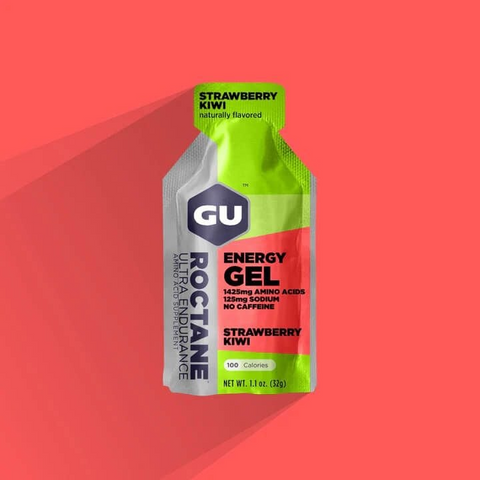 GU Roctane Energy Gel - Gel Bổ Sung Năng Lượng Cường Độ Cao, Chứa Electrolytes & BCAA, Nhiều Vị Ngon, Dễ Dàng Mang Theo