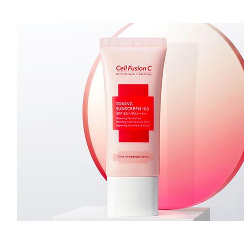 (Xách tay) Kem Chống Nắng Cell Fusion C Toning Sunscreen 100 SPF50+ PA++++ Hồng - Nâng Tông Da, Bảo Vệ Da Hiệu Quả, Dưỡng Ẩm Tự Nhiên chính hãng