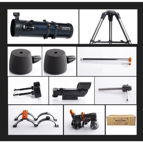 Kính Thiên Văn Celestron Astromaster 130EQ - Quan Sát Mặt Trăng, Hành Tinh, Cụm Sao - Dễ Dàng Sử Dụng Cho Người Mới Bắt Đầu