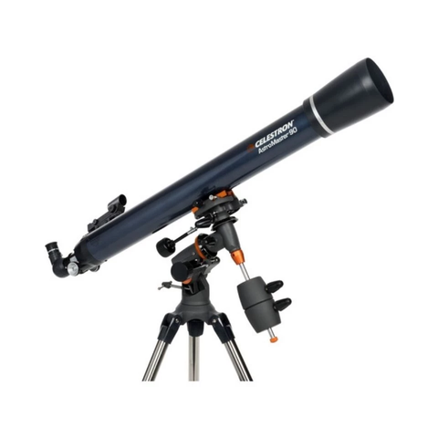 Kính Thiên Văn Khúc Xạ Celestron Astromaster 90EQ - Quan Sát Chi Tiết Mặt Trăng và Hành Tinh, Lý Tưởng Cho Người Mới Bắt Đầu
