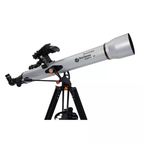 Kính Thiên Văn Khúc Xạ Celestron StarSense Explorer LT 80AZ - Công Nghệ Định Vị Thiên Thể Qua Điện Thoại, Quan Sát Mặt Trăng, Sao Thổ, Sao Mộc