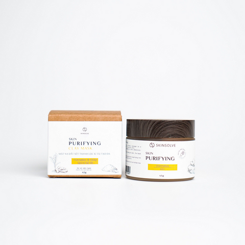 Mặt Nạ Đất Sét Skinsolve Skin Purifying - Hút Dầu, Làm Sạch Lỗ Chân Lông, Dưỡng Ẩm Da Mềm Mịn, Phù Hợp Mọi Loại Da