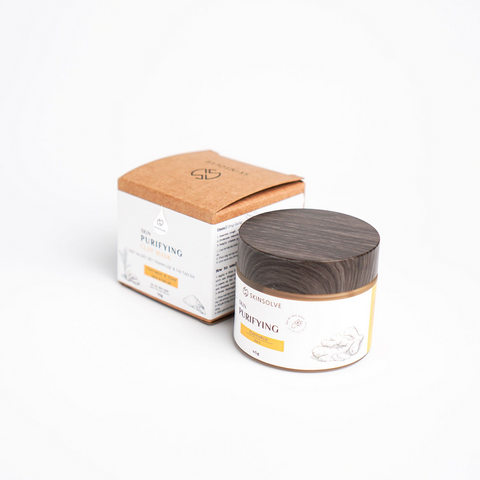 Mặt Nạ Đất Sét Skinsolve Skin Purifying - Hút Dầu, Làm Sạch Lỗ Chân Lông, Dưỡng Ẩm Da Mềm Mịn, Phù Hợp Mọi Loại Da