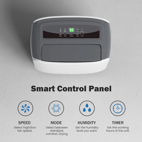 Máy Hút Ẩm Airplus AP10 - Công Suất 10L/Ngày, Giải Pháp Khô Thoáng Cho Không Gian Sống, Ngăn Ngừa Nấm Mốc, Thiết Kế Nhỏ Gọn