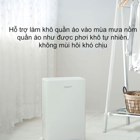 Máy Hút Ẩm NWT Mijia Widetech 12L - Công Suất 12L/Ngày, Điều Khiển Thông Minh, Tiết Kiệm Điện, Thích Hợp Gia Đình và Văn Phòng