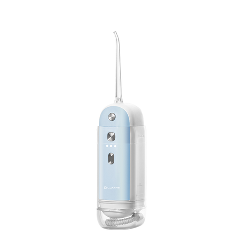 Máy tăm nước Lumias LWF-180 Mini - Thiết kế gọn nhẹ, 3 đầu vòi, công nghệ tia nước mạnh, chống nước IPX7, pin 1200mAh, chăm sóc răng miệng hiệu quả