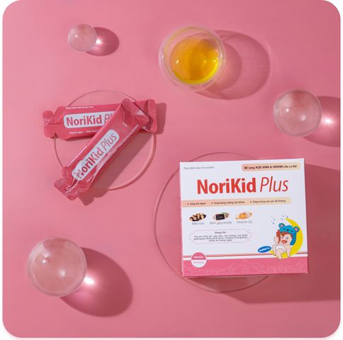 Sirô Norikid Plus Hỗ Trợ Bé Ăn Ngon - Cải Thiện Tiêu Hóa và Tăng Cường Sức Đề Kháng cho Trẻ từ 6 Tháng đến 12 Tuổi