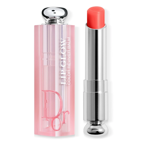 Son Dưỡng Dior Addict Lip Glow 061 Poppy Coral - Son Dưỡng Môi Màu Cam Đào, Dưỡng Ẩm Tự Nhiên, Hiệu Ứng Căng Mịn