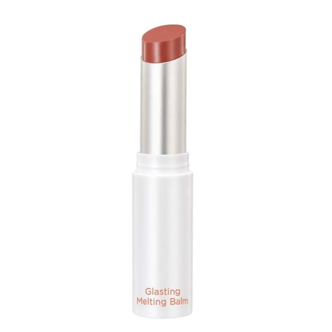 Son dưỡng Romand Glasting Melting Balm 05 Nougat Sand - Chất son tan chảy, độ bóng tự nhiên, phù hợp mọi tông da, giữ ẩm mịn màng.