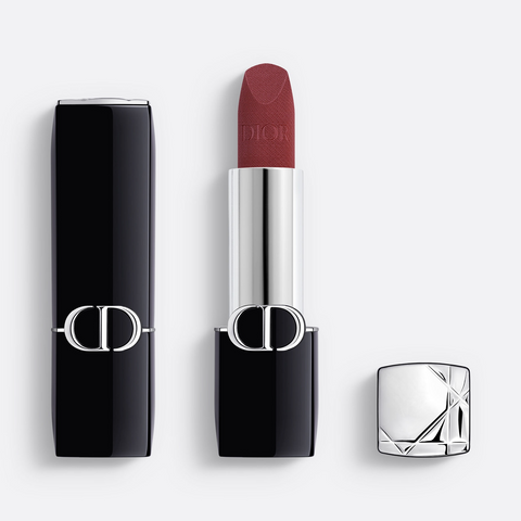 Son Thỏi Dior Rouge Couture Colour Velvet 824 Saint Germain - Màu Nâu Tím Đất Sang Trọng, Chất Son Mịn Mượt, Phù Hợp Trang Điểm Tây