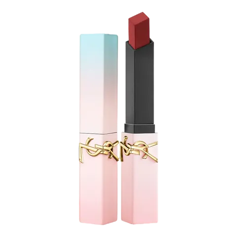 Son thỏi lì YSL The Slim Leather-Matte 1966 Rouge Libre màu đỏ gạch bản giới hạn - Son cao cấp, tôn da và thời thượng