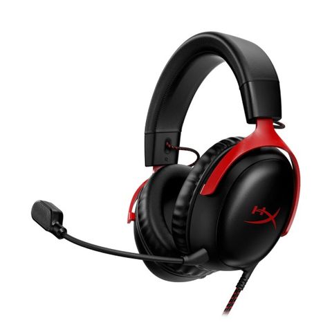 Tai Nghe Gaming Over-ear có dây HyperX Cloud III - Âm Thanh 3D Chất Lượng Cao, Micro Khử Ồn, Tương Thích PC và Console