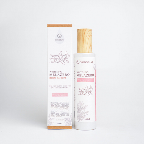 Tinh Chất Dưỡng Thể Skinsolve Melazero Whitening Body Serum 100ml - Dưỡng Ẩm, Làm Sáng Da Khỏe Mạnh, Phù Hợp Mọi Loại Da