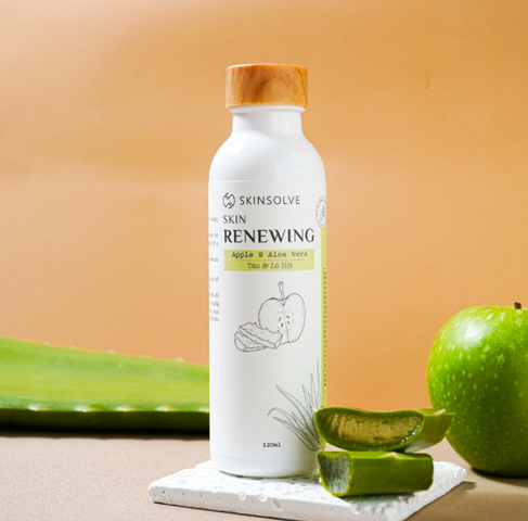 Toner Cân Bằng Độ Ẩm Skinsolve 120ml - Thanh Lọc, Dưỡng Ẩm, Phục Hồi Da Từ Thiên Nhiên, Giàu AHA, PHA, Cho Da Khỏe Mạnh