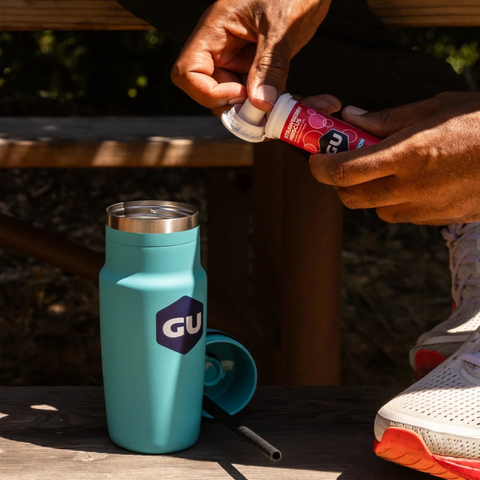 Viên Sủi Điện Giải GU Hydration Drink Tabs - Bổ Sung Điện Giải Cho Vận Động Viên, Hương Vị Cam Chanh Nhiệt Đới, Tiện Lợi Khi Tập Luyện