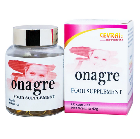 Viên uống nữ sắc Onagre Cevrai Pháp - Hỗ trợ làm đẹp da, giảm vết nhăn và khó chịu liên quan đến kinh nguyệt - 60 viên
