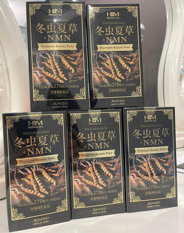 Viên Uống Đông Trùng Hạ Thảo Aishodo Premium Beauty Pure - Tăng Cường Sức Khỏe, Giảm Mệt Mỏi, Cải Thiện Sắc Đẹp Da, 270 Viên