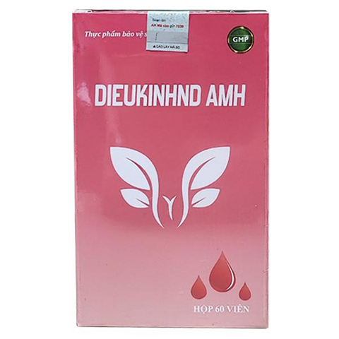Viên Uống Hỗ Trợ Bổ Huyết - Điều Kinh DIEUKINHND AMH - Giảm Đau Bụng Kỳ Kinh Nguyệt, Thảo Dược Tự Nhiên, Hộp 60 Viên