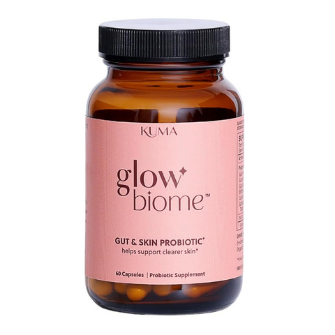 Viên uống Kuma Glow Biome - Hỗ trợ làm đẹp da, dưỡng ẩm, giảm mụn, tăng cường sức khỏe đường ruột - 60 viên nang