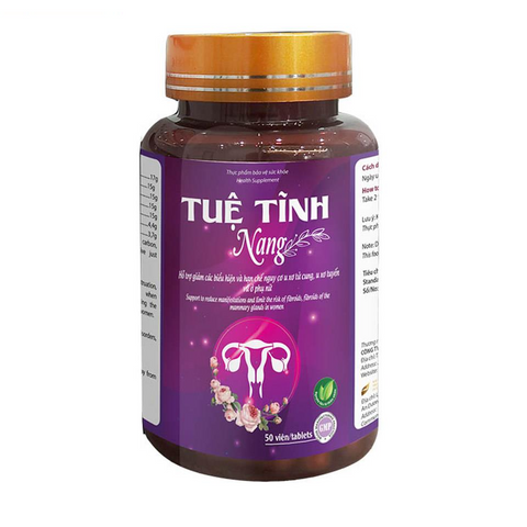 Viên uống Tuệ Tĩnh Nang 50 viên - Hỗ trợ sức khỏe phụ nữ, giảm nguy cơ u xơ tử cung, chiết xuất từ thảo mộc tự nhiên.