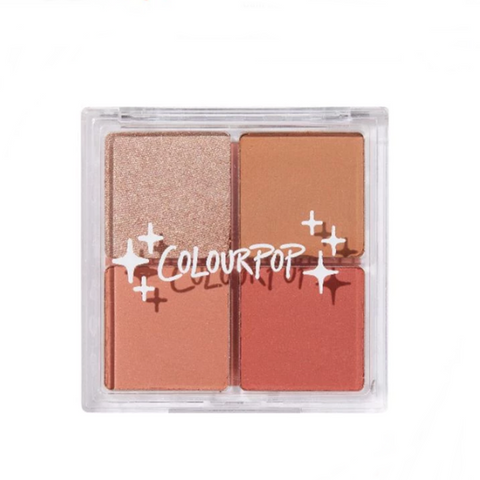 Bảng Phấn Má Hồng 4 Ô Colourpop Cheek Palette - Phấn Trang Điểm Mịn Màng, Tự Nhiên, Nhiều Tông Màu Cho Da Tươi Tắn