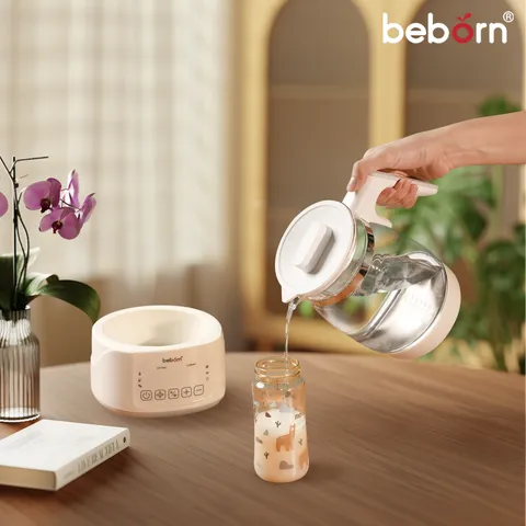Bình Đun Nước Giữ Nhiệt Pha Sữa Điện Tử Beborn Presto 6 K06HP – Đun Nước & Hâm Nóng, Chức Năng Thông Minh, Thiết Kế Gọn Nhẹ
