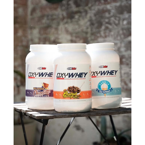 Bột Protein Tăng Cơ EHPLabs Oxy Whey - Hương Vị Ngon Như Marshmallow, Chocolate, Dâu - Giúp Phát Triển Cơ Bắp, Không Biến Đổi Gen