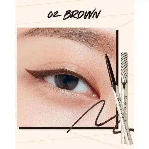 Chì Kẻ Mắt Clio Sharp So Simple Waterproof Pencil Liner - Đầu Siêu Mảnh, Chống Nước, Dễ Dùng Cho Người Mới Bắt Đầu