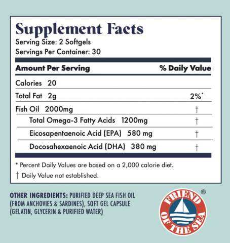 Dầu cá Men's Fish Oil 2000mg Fullwell - Thực phẩm chức năng hỗ trợ sức khỏe nam giới, 60 viên bổ sung Omega-3 cao cấp