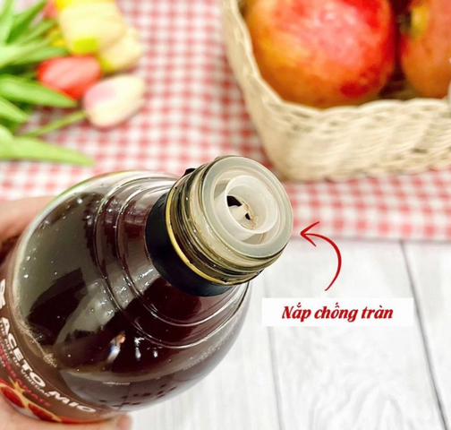 Giấm Lựu Hữu Cơ Aceto Mio 500ml - Giấm Cái Tự Nhiên, Chứng Nhận Hữu Cơ EU, Tốt Cho Sức Khỏe, Hỗ Trợ Tiêu Hóa & Làm Đẹp Da