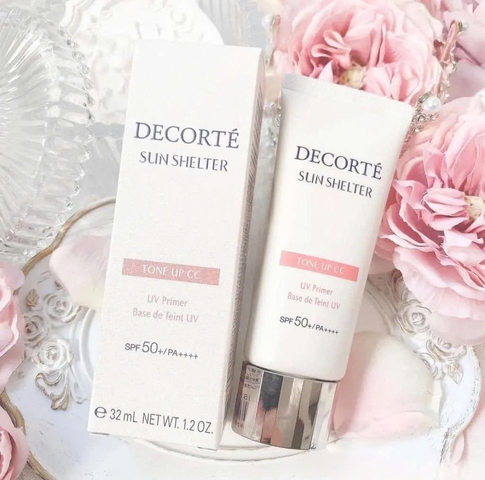 Kem Chống Nắng Nâng Tông Decorté Sun Shelter CC SPF50+ - Dưỡng Ẩm, Kiềm Dầu, Phù Hợp Với Mọi Loại Da