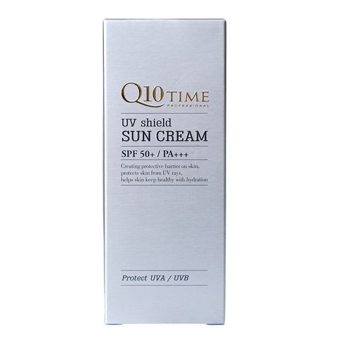 Kem Chống Nắng Sáng Da Q10 Time UV Shield SPF 50 - Dưỡng Trắng, Ngăn Ngừa Tia UV, Phù Hợp Với Da Nhạy Cảm 50ml