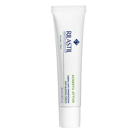 Kem Dưỡng Da Mụn Rilastil Acnestil Attiva Cream - Giảm Mụn, Kiềm Dầu, Cung Cấp Ẩm, Hỗ Trợ Tái Tạo Da 40ml